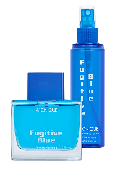 Perfume Fugitive Blue+ Desodorante Monique Cítrico Aromático