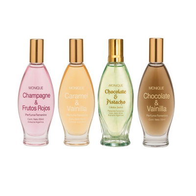 Perfume Chocolate+ Caramel+ Champagne+ Pistacho Monique Js