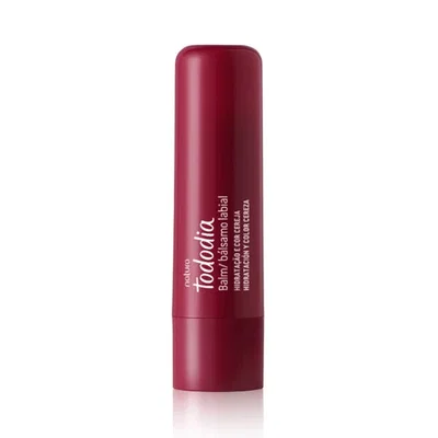 Bálsamo Labial con color Cereza y Avellana Natura Tododia