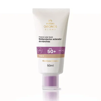 Protector Solar con color FPS50 Chronos Antimancha tono 2 Natura