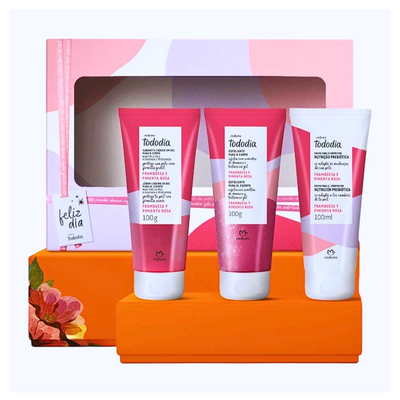 Box Regalo Frambuesa Pimienta Rosa X3 Tododia Natura