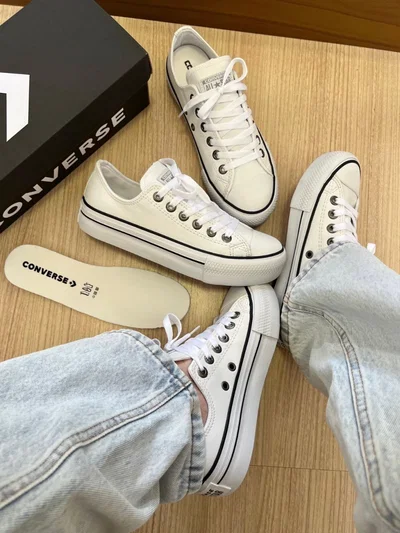 CONVERSE ALL STAR BLANCAS - PLATAFORMA