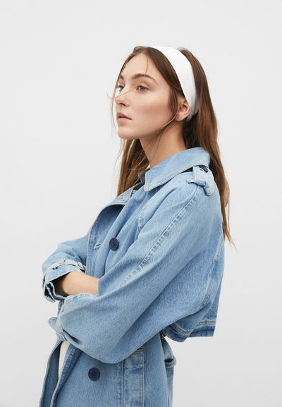 VINCHA STRETCH X 12 PCS BLANCO Y NEGRO 7 CM ANCHO