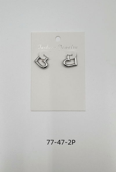 AROS PLATEADOS 1,3 CM X PAR