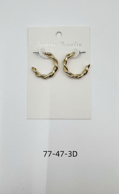 AROS ARGOLLA DORADOS 2 CM X PAR