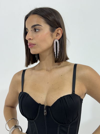 AROS LLUVIA CON STRASS X PAR.