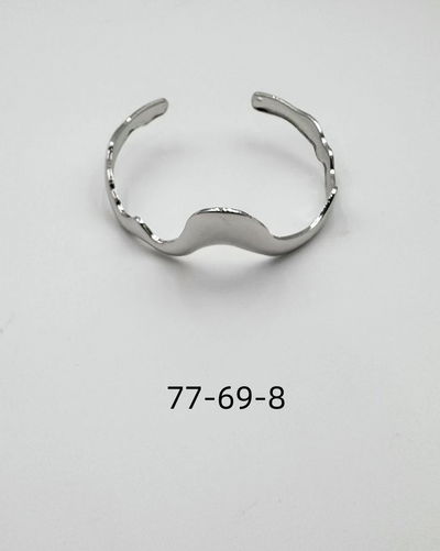 PULSERA DE METAL PLATEADO X UNIDAD