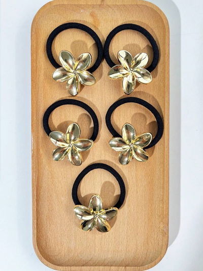 COLITA DE PELO CON APLIQUE DORADO X UNIDAD