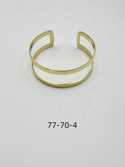 PULSERA DE METAL DORADO X UNIDAD