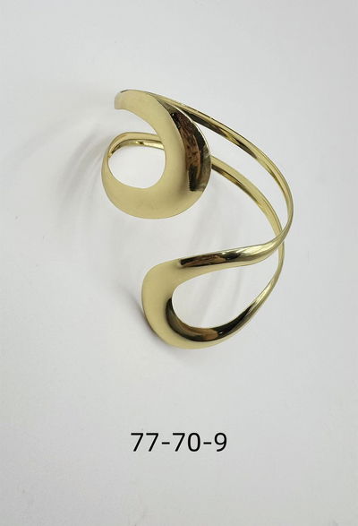 PULSERA DE METAL DORADO X UNIDAD