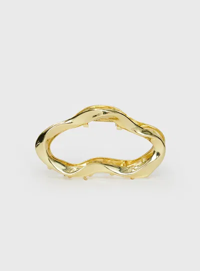 BROCHE DE METAL NUBE DORADO X UNIDAD