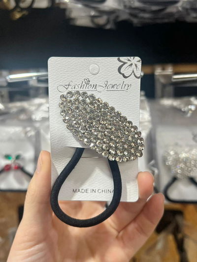 COLITA DE PELO CON APLIQUE STRASS X UNIDAD