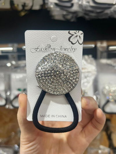 COLITA DE PELO CON APLIQUE STRASS X UNIDAD