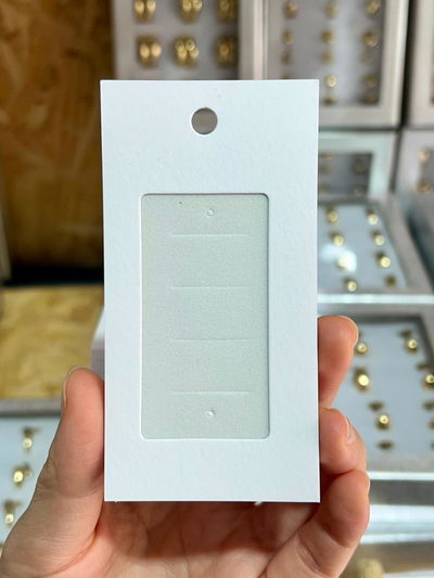 SET 20 TARJETAS PARA EXHIBIR 4 ANILLOS