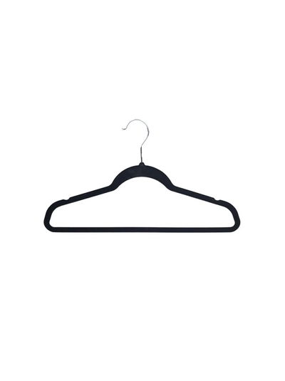 PERCHA DE PLÁSTICO FORRADA EN TERCIOPELO ALTA CALIDAD X UNIDAD