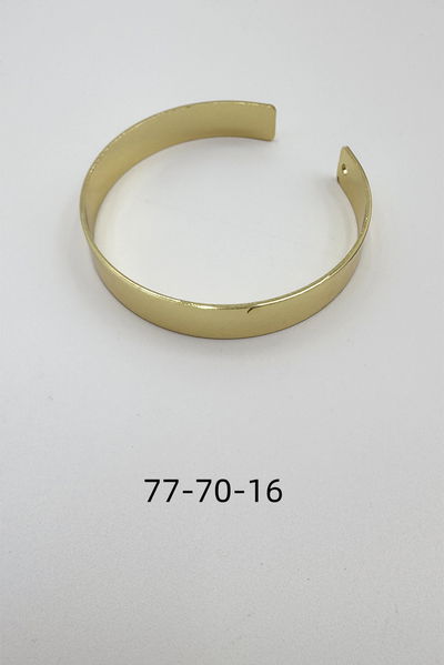 PULSERA DE METAL DORADO X UNIDAD