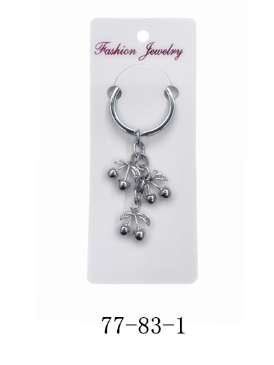 LLAVERO DE METAL CON 3 DIJES PLATEADO X UNIDAD