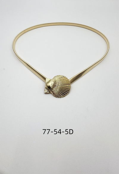 CINTO ELÁSTICO CON APLIQUE DORADO X UNIDAD