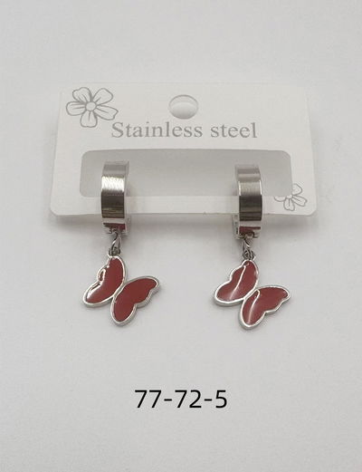 AROS DE ACERO ARGOLLA CON DIJE X PAR