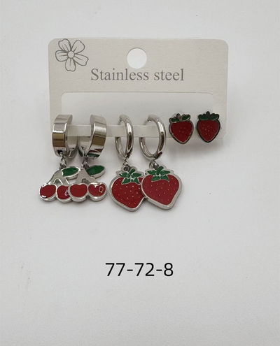 AROS DE ACERO X 3 PARES X SET