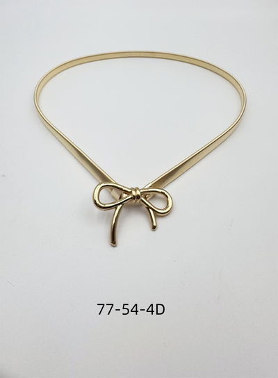 CINTO ELÁSTICO CON APLIQUE DORADO X UNIDAD