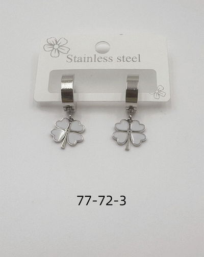 AROS DE ACERO ARGOLLA CON DIJE X PAR