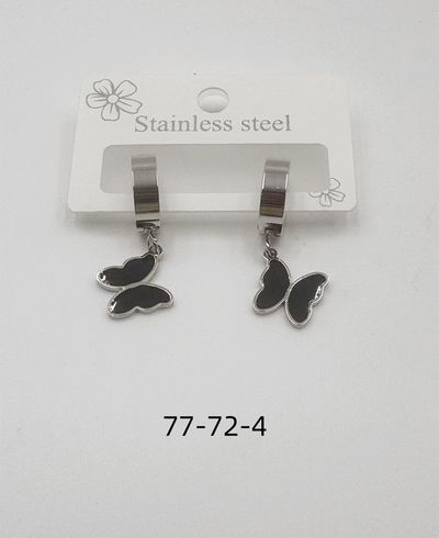 AROS DE ACERO ARGOLLA CON DIJE X PAR