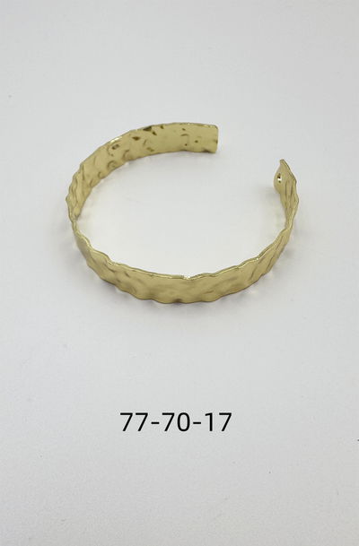 PULSERA DE METAL DORADO X UNIDAD