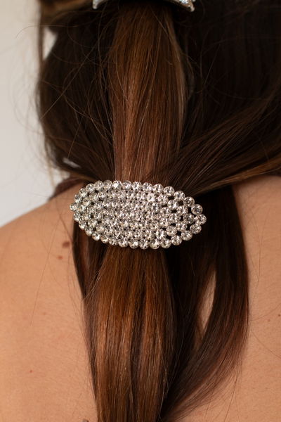COLITA DE PELO CON APLIQUE STRASS X UNIDAD