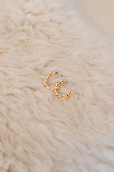 AROS ARGOLLA DORADOS 2,5 CM X PAR