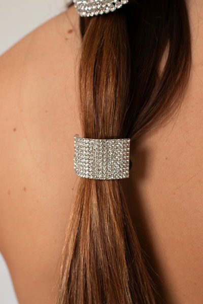 COLITA DE PELO CON APLIQUE STRASS X UNIDAD