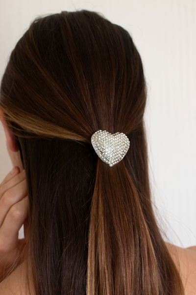 COLITA DE PELO CON APLIQUE STRASS X UNIDAD