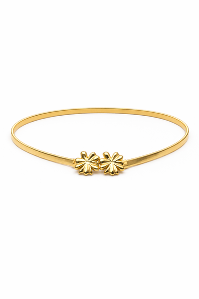 CINTO ELÁSTICO CON APLIQUE DORADO X UNIDAD