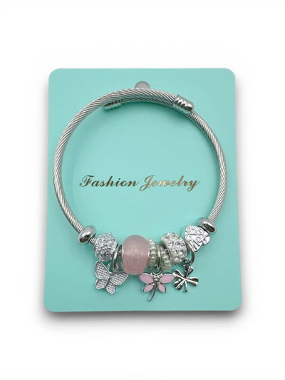 PULSERA ESCLAVA CON DIJES X UNIDAD