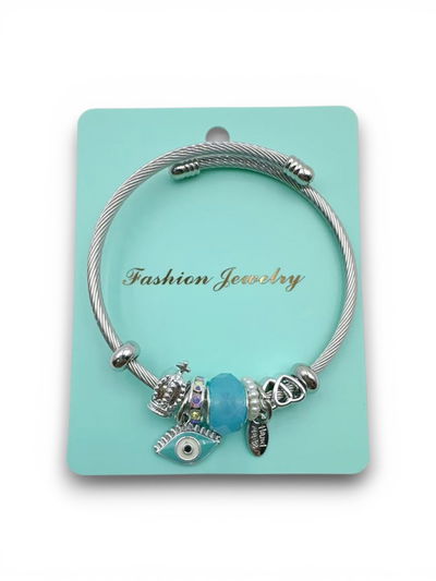 PULSERA ESCLAVA CON DIJES X UNIDAD