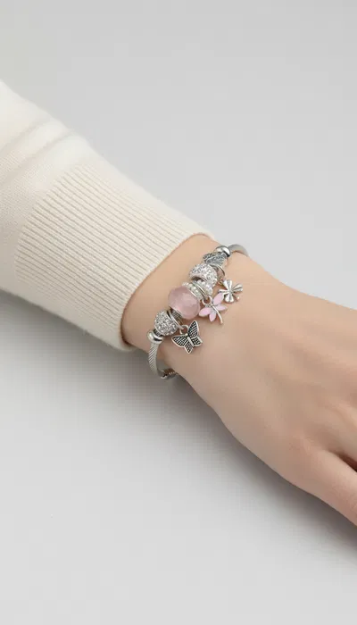 PULSERA ESCLAVA CON DIJES X UNIDAD