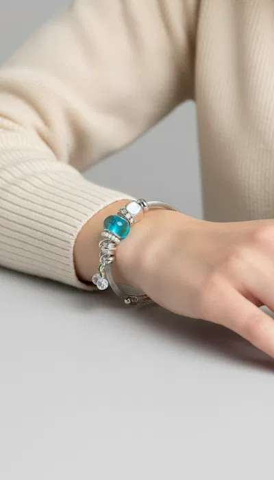 PULSERA ESCLAVA CON DIJES X UNIDAD