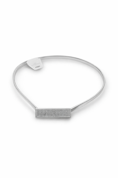 CINTO ELASTICO CON APLIQUE PLATEADO CON STRASS X UNIDAD