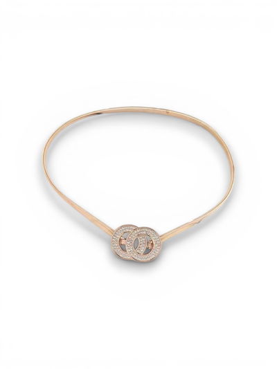 CINTO ELASTICO CON APLIQUE DORADO CON STRASS X UNIDAD