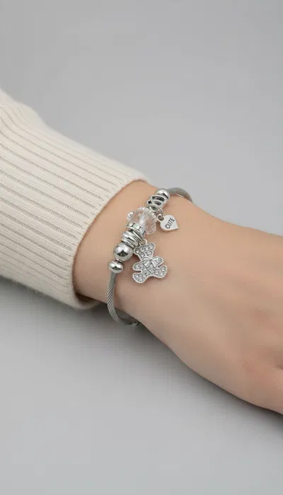 PULSERA ESCLAVA CON DIJES X UNIDAD