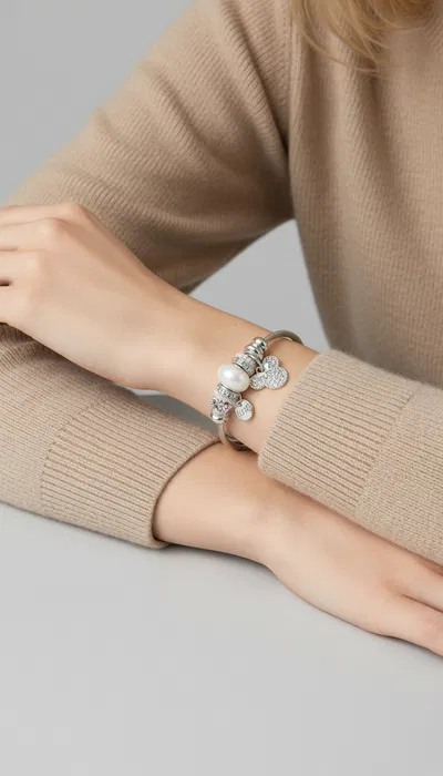 PULSERA ESCLAVA CON DIJES X UNIDAD