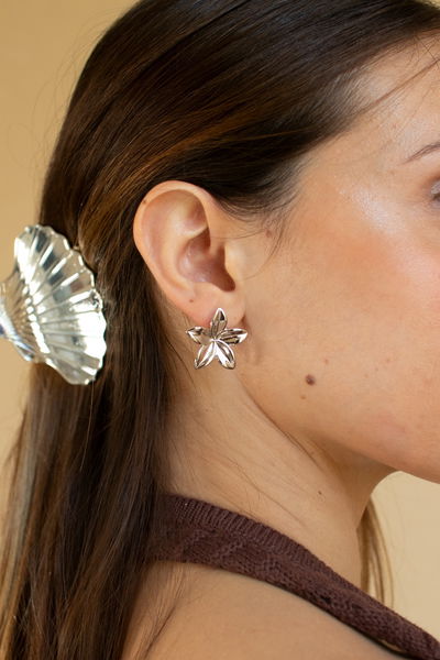 AROS PLATEADOS 1,5 CM X PAR