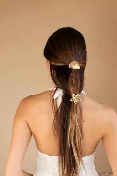 COLITA DE PELO CON APLIQUE DORADO X UNIDAD