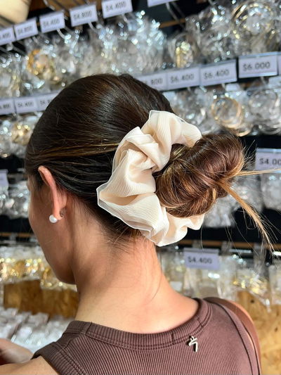 SCRUNCHIES GRANDES ESTILO BALLET FRANCÉS X DOCENA