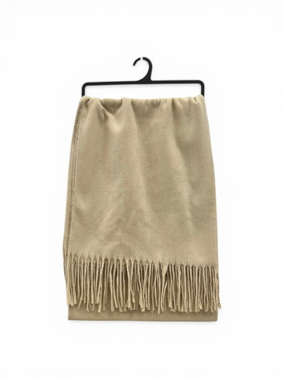 BUFANDÓN BEIGE 200X65 X UNIDAD