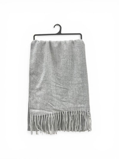 BUFANDÓN GRIS 200X65 X UNIDAD