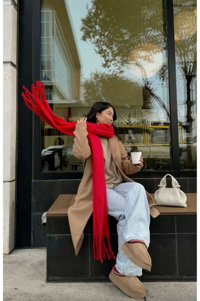 BUFANDA NUBE ROJA 240X40 X UNIDAD