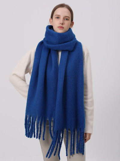 BUFANDA NUBE AZUL FRANCIA 240X40 X UNIDAD