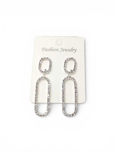 AROS LLUVIA CON STRASS X PAR