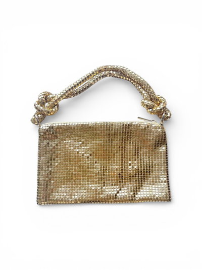CARTERA DE FIESTA MALLA METÁLICA PREMIUM X UNIDAD